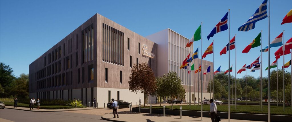 Digitally generated image of the planned new weather centre.